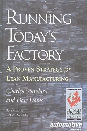 Beispielbild fr Running Today's Factory : A Proven Strategy for Lean Manufacturing zum Verkauf von Better World Books