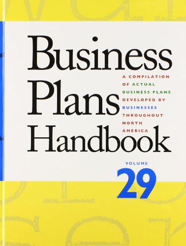 Beispielbild fr Business Plans Handbook : A Compilation of Business Plans Developed by Individuals Throughout North America zum Verkauf von Better World Books: West