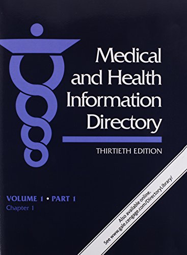 9781569959633: Medical & Health Information Directory: Volume one, in 4 parts