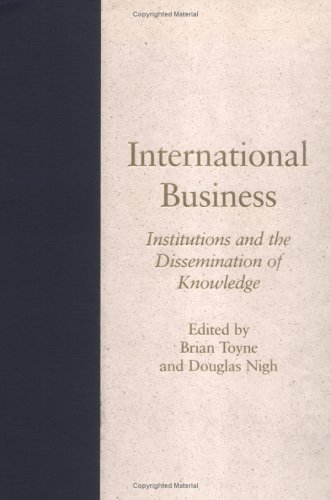 Beispielbild fr International Business V. 2; Institutions and the Dissemination of Knowledge zum Verkauf von Better World Books