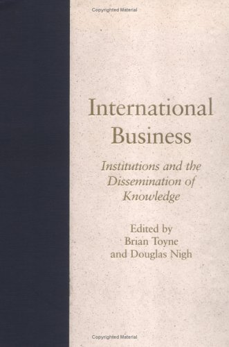 Stock image for International Business V. 2; Institutions and the Dissemination of Knowledge for sale by Better World Books