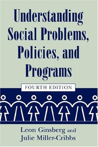 Stock image for Understanding Social Problems, Policies, and Programs for sale by Better World Books