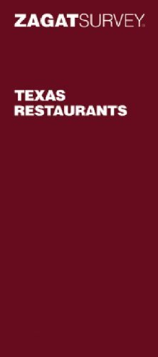 Stock image for Zagat Survey Texas Restaurants for sale by Wonder Book