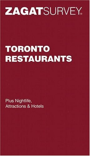 Stock image for Zagat Survey Toronto Restaurants Pocket Guide (Zagatsurvey) for sale by The Book Cellar, LLC