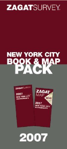 Imagen de archivo de Zagat 2007 New York City Book & Map Pack a la venta por Wonder Book