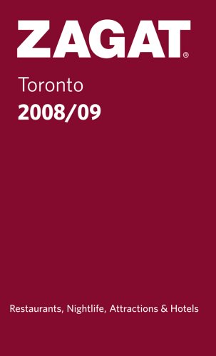 Imagen de archivo de Zagat Toronto 2008/09 a la venta por medimops