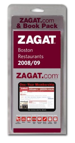 Zagat.com & Book Pack Boston Restaurants 2008/09 (9781570069857) by Zagat Survey