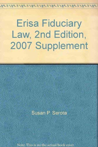 9781570186820: ERISA Fiduciary Law: Pension Protection Act Supplement