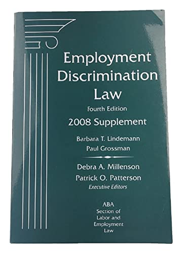 9781570187087: Employment Discrimination Law: 2007 With 2008 Supplement