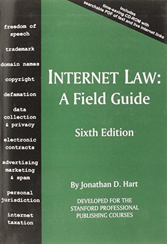 Stock image for Internet Law: A Field Guide for sale by HPB-Red