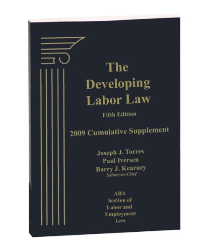 Imagen de archivo de Developing Labor Law, 5th Edition, 2009 Cumulative Supplement (Developing Labor Law: Supplements) a la venta por BooksRun