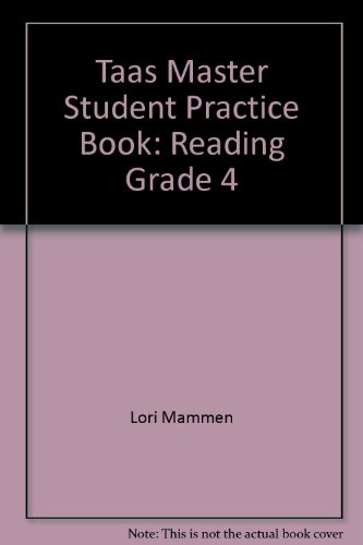 9781570220821: Taas Master Student Practice Book: Reading, Grade 4 (Taas Master)