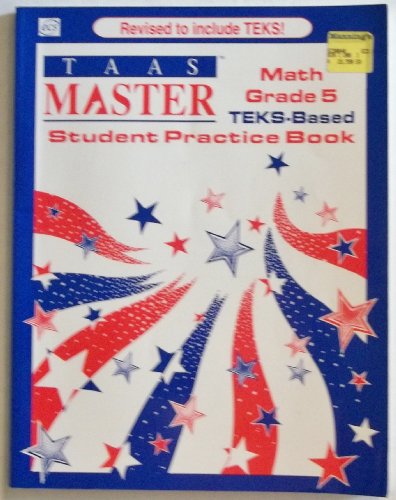 Beispielbild fr Taas Master Student Practice Book: Math, Grade 5 (Taas Master) zum Verkauf von HPB-Red