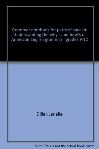 Stock image for Grammar Notebook: Book 1, Parts of Speech, Grades 9-12 for sale by ThriftBooks-Dallas