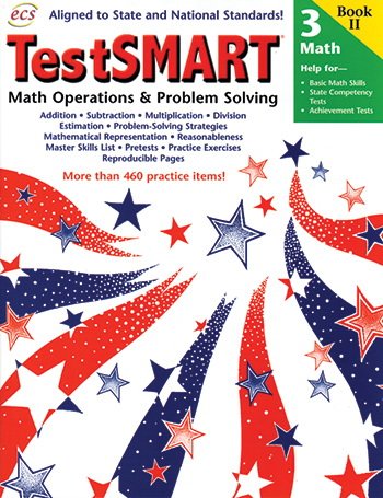 Stock image for TestSMART Math Operations and Problem Solving Grade 3: Help for Basic Math Skills, State Competency Tests, Achievement Tests for sale by HPB-Red