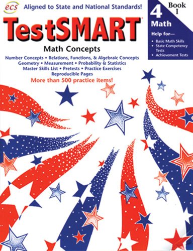 Stock image for TestSMART Math Concepts grade 4:Help for Basic Math Skills, State Competency Tests, Achievement Tests for sale by ThriftBooks-Dallas