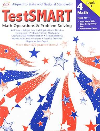 9781570222436: TestSMART for Math Operations and Problem Solving Grade 4: Help for Basic Math Skills State Competency Tests Achievement Tests