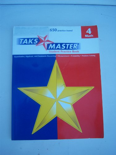 Beispielbild fr Taks Master Student Practice Book: Mathematics Grade 4 zum Verkauf von HPB-Red