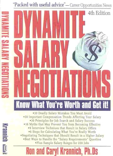Imagen de archivo de Dynamite Salary Negotiations, 4th Edition: Know What You're Worth and Get It! a la venta por HPB-Movies