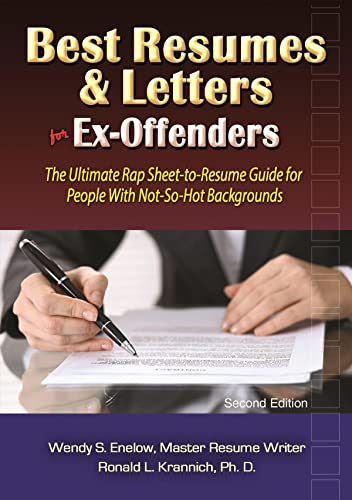 Beispielbild fr Best Resumes and Letters for Ex-Offenders : The Ultimate Rap Sheet-To-Resume Guide for People with Not-So-Hot Backgrounds zum Verkauf von Better World Books