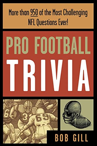 Stock image for Pro Football Trivia for sale by Better World Books