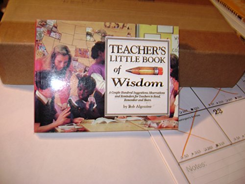 Imagen de archivo de Teacher's Little Book of Wisdom a la venta por Wonder Book