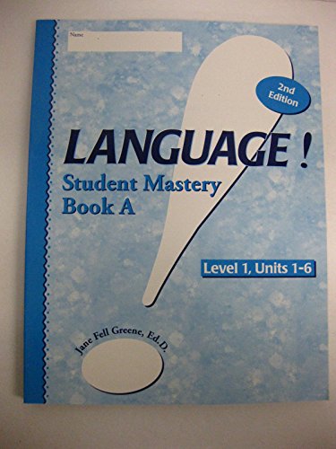 Beispielbild fr Language! Student Mastery zum Verkauf von Better World Books