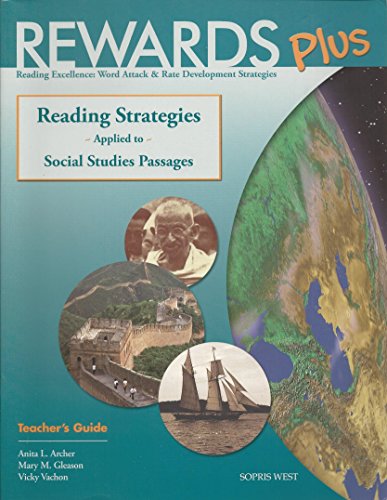 Stock image for Rewards Plus Social Studies Teacher's Guide: Reading Strategies Applied to Social Studies Passages for sale by GF Books, Inc.