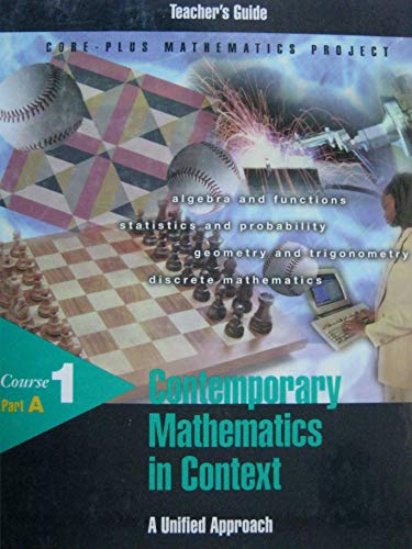 9781570394768: contemporary-mathematics-in-context--a-unified-approach--course-1--part-a--teacher-s-guide-----