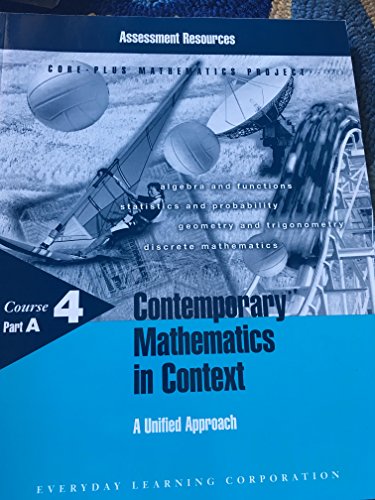 Imagen de archivo de Contemporary Mathematics in Context ~ A Unified Approach {Course 4 - Part A} a la venta por HPB-Red