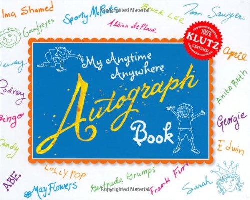 Stock image for My Anytime, Anywhere, Autograph Book for sale by SecondSale