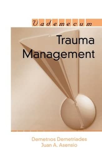 Beispielbild fr Trauma Management (Vademecum) zum Verkauf von Ergodebooks