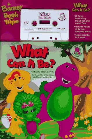 Imagen de archivo de What Can It Be?: A Barney Book and Tape (Barney Book and Tape Series) a la venta por Jenson Books Inc