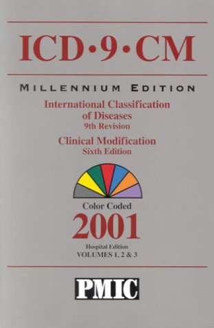 Imagen de archivo de ICD-9-CM: Millennium Edition, International Classification of Diseases, 9th Revision: Clinical Modification, Color Coded, 2001, a la venta por HPB-Red