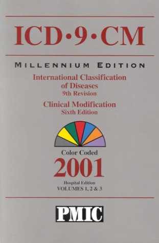 Stock image for ICD-9-CM: Millennium Edition, International Classification of Diseases, 9th Revision: Clinical Modification, Color Coded, 2001, for sale by Lot O'Books