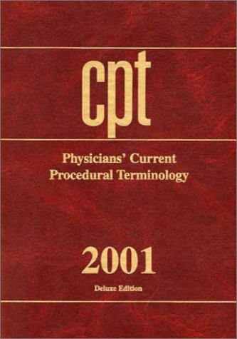 Stock image for CPT 2001 Deluxe Edition, Case Bound, Thumb Indexed for sale by Mispah books