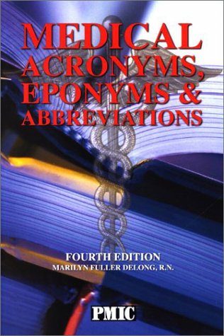 Beispielbild fr Medical Acronyms, Eponyms & Abbreviations zum Verkauf von SecondSale
