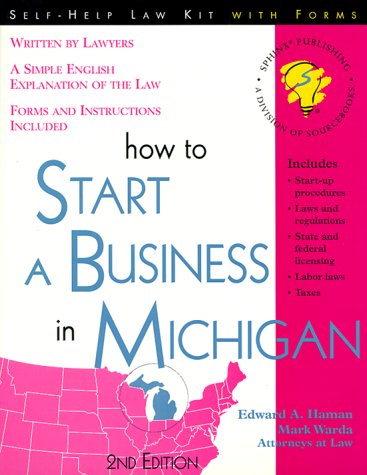 9781570714078: How to Start a Business in Michigan: With Forms