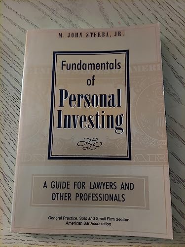 Stock image for Fundamentals of Personal Investing (5150248) for sale by HPB-Red