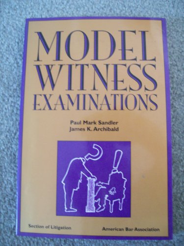 Stock image for Model Witness Examinations for sale by Ergodebooks