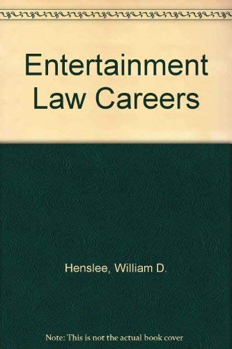 Beispielbild fr Entertainment Law Careers zum Verkauf von Montclair Book Center