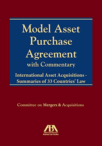 9781570739231: Model Asset Purchase Agreement: With Commentary (003)