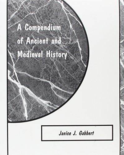 Beispielbild fr A compendium of Ancient and Medieval History zum Verkauf von Ergodebooks