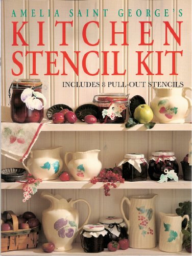 Stock image for Amelia Saint George's Kitchen Stencil Kit for sale by HPB-Ruby