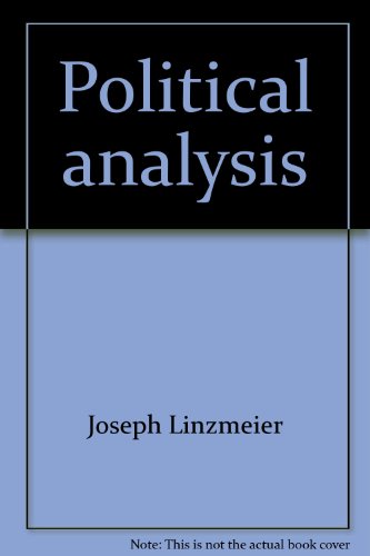 Stock image for Political Analysis for sale by Daedalus Books