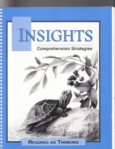 Stock image for INSIGHTS COMPREHENSION STRATEGIES, READING AS THINKING TEACHER MANUAL BLUE for sale by mixedbag