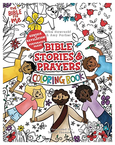 Stock image for Bible Stories & Prayers Coloring Book: The Bible for Me [Paperback] Nawrocki, Mike; Parker, Amy and Thompson, Taylor for sale by Lakeside Books
