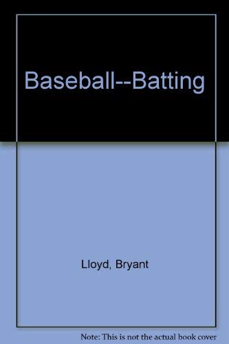 Imagen de archivo de Baseball : Batting a la venta por Better World Books