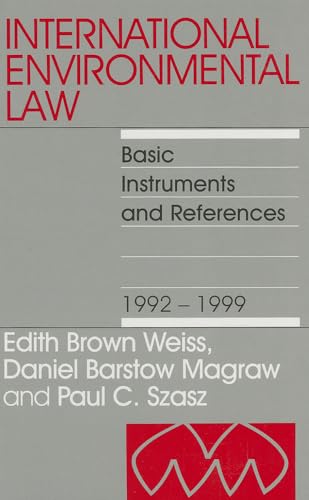 Imagen de archivo de International Environmental Law: Basic Instruments and References, 1992 - 1999 a la venta por Tiber Books