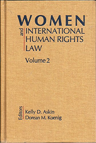 Beispielbild fr Women and International Human Rights Law zum Verkauf von Better World Books